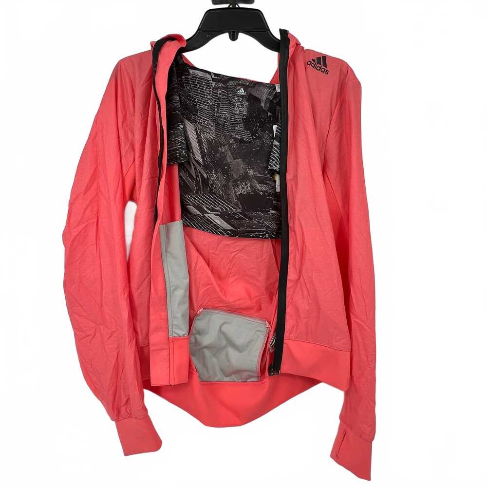 Adidas Coral/Black Zip Up Jacket | Women’s M
